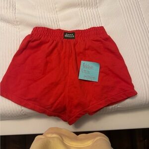Daily Drills Kids Vibrant Red Shorts